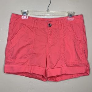A.N.A. Coral Cotton Spandex Rolled Cuff Lightweight Shorts Size 27 (4)